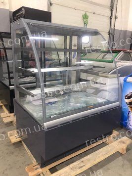 Витрина кондитерская VDL108 серая
