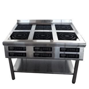 ПЛИТА ИНДУКЦИОННАЯ 6-ти КОНФОРОЧНАЯ НАПОЛЬНАЯ TEHMA 2,8 кВт 1177х800х850
