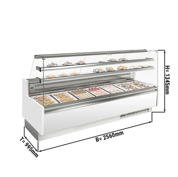 Вітрина кондитерська GGM Gastro KUI251E-G