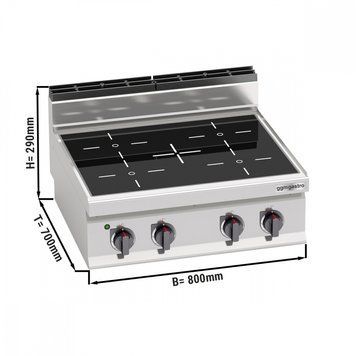Індукційна плита GGM Gastro EDB873P