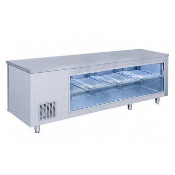 Холодильний стіл KTGFF278 GGM Gastro (скляний фасад)