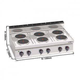 Плита электрическая GGM GASTRO EHB173E
