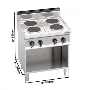 Плита электрическая GGM GASTRO EHB879E