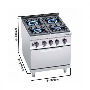 Плита газовая GGM Gastro GHB899H+GB8