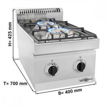 Плита газова GGM Gastro GHK400-E