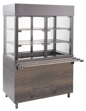 Кондитерская витрина КИЙ-В ВХК-1200 Декор