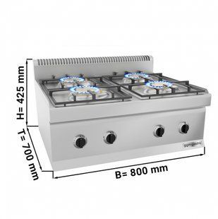 Плита газовая GGM Gastro GHK800-E