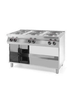 Плита электрическая 6-ти конфорочная Kitchen Line на открытом модуле 226230 Hendi