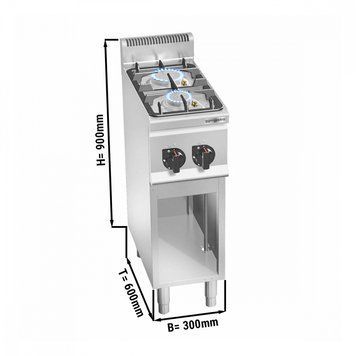 Плита газова GGM Gastro GHB369P