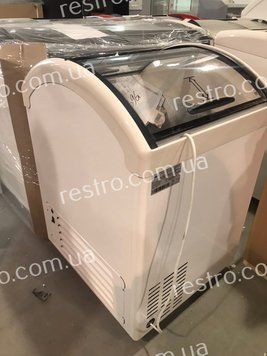 Холодильный ларь с гнутым стеклом JUKA N100V белая
