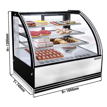 Вітрина кондитерська GGM Gastro KTH18713R