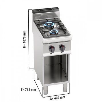 Плита газова GGM Gastro GHB471P