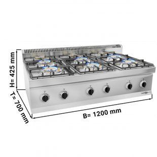 Плита газовая GGM Gastro GHK1200-E