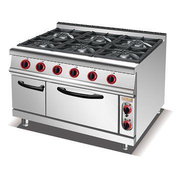 Плита газовая с электрической духовкой GoodFood GP6AFLNG