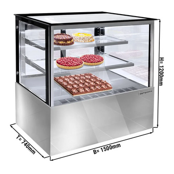 Вітрина кондитерська GGM Gastro KTH15712A
