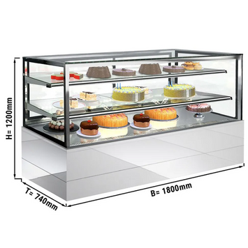 Вітрина кондитерська GGM Gastro KTH18712A