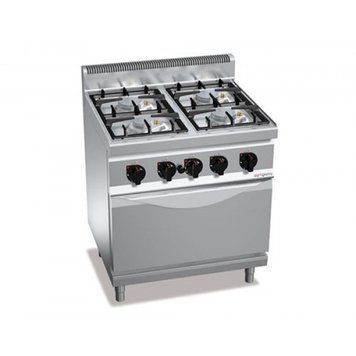 Плита газова GGM GASTRO GHB879M+GB4