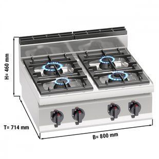 Плита газовая GGM Gastro GHB874P