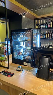 Вітрина холодильна GoodFood RT58L Black + Безкоштовна доставка на відділення НП