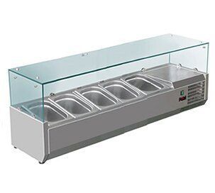 Витрина настольная HURAKAN HKN-GXD1200GC