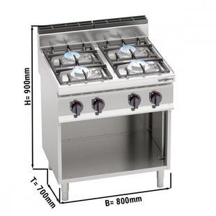 Плита газовая GGM Gastro GHB879M