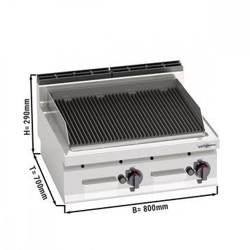 Лавовий гриль GGM Gastro GLB873G