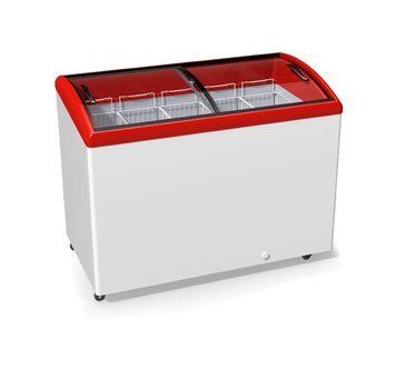 Морозильный ларь с гнутым стеклом JUKA N400S
