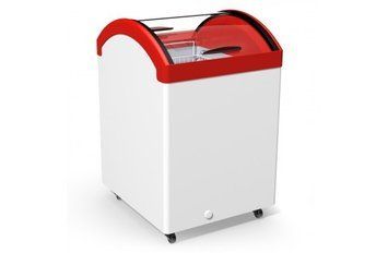 Холодильный ларь с гнутым стеклом JUKA N100V