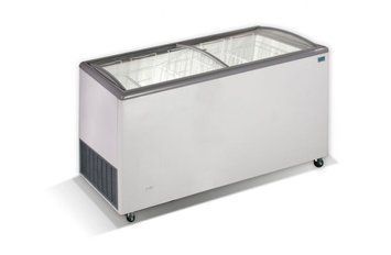 Морозильна скриня з гнутим склом CRYSTAL VENUS 56 SGL N.L