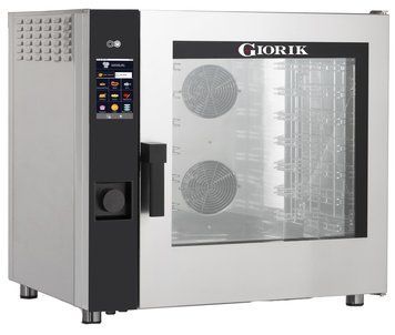 Пароконвектомат MTE7W Giorik із сенсорною панеллю керування і мийкою