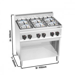 Плита газовая GGM Gastro GHB969P