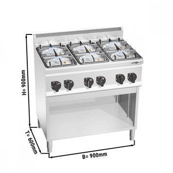 Плита газова GGM Gastro GHB969P