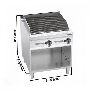 Лавовий гриль GGM Gastro GLB899E
