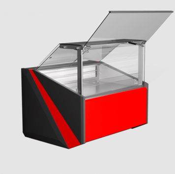 Витрина холодильная FGL130A Juka (рестайлинг) с газлифтами