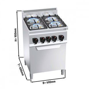 Плита газовая GGM Gastro GHB669P+EB3U