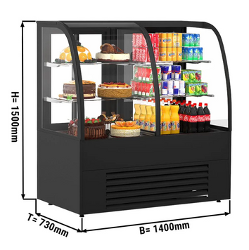 Вітрина кондитерська для самообслуговування GGM Gastro KUTSE141