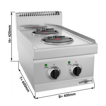 Плита електрична GGM GASTRO EHK46-E