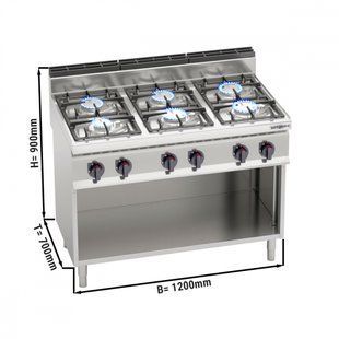 Плита газовая GGM Gastro GHB179H