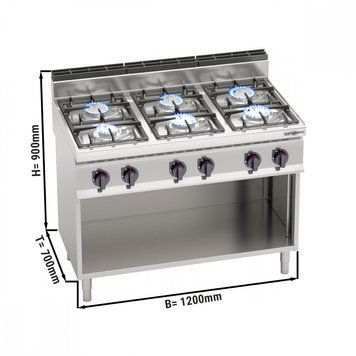 Плита газова GGM Gastro GHB179H