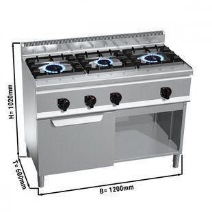 Плита газовая GGM Gastro GHB164T+GB4