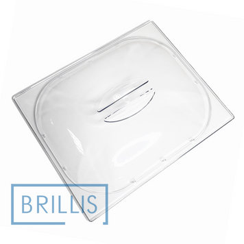 Кришка із полікарбонату купольна Brillis GN 1/2 прозора (324х264х47)
