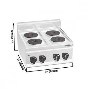 Плита электрическая GGM GASTRO EHB663C
