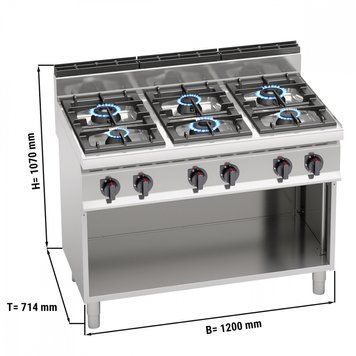 Плита газова GGM Gastro GHB171P