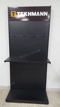 Стелаж торговий перфорований з гачками 2250х460х1000 USTOR