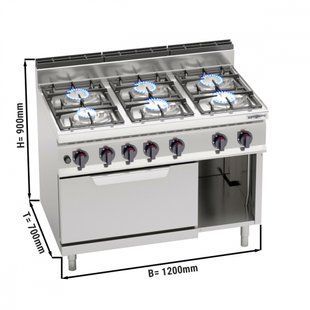 Плита газовая GGM Gastro GHB179M+GB8