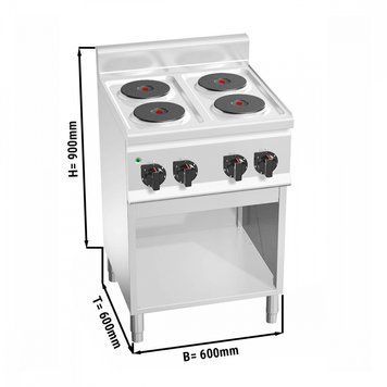 Плита электрическая GGM GASTRO EHB669C
