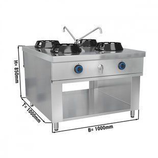 Плита газовая WOK GGM Gastro GWHN1018